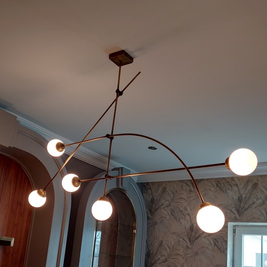 Ankara Siteler aydınlatma – asimetrik avize tasarımı | Zoom